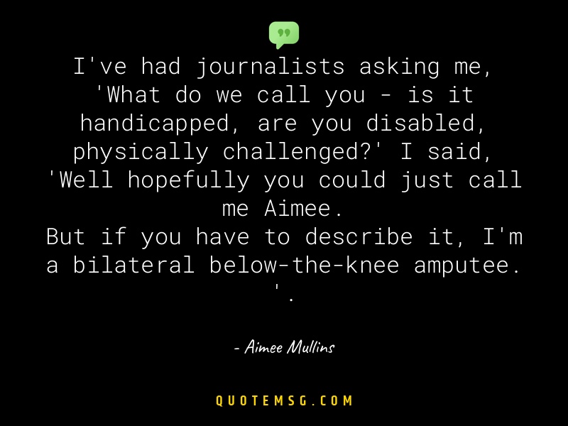 Image of Aimee Mullins