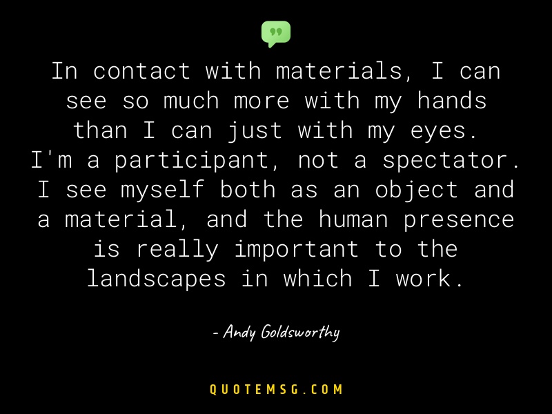 Image of Andy Goldsworthy