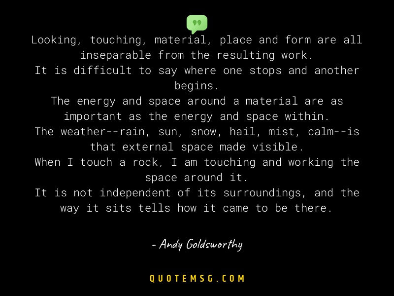 Image of Andy Goldsworthy