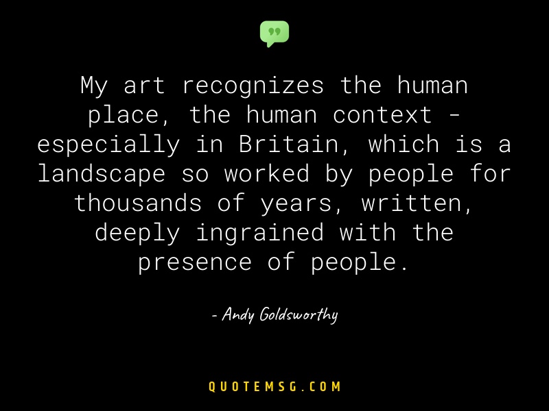 Image of Andy Goldsworthy