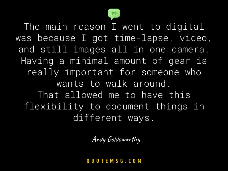 Image of Andy Goldsworthy