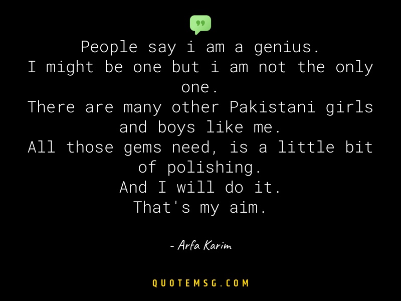 Image of Arfa Karim