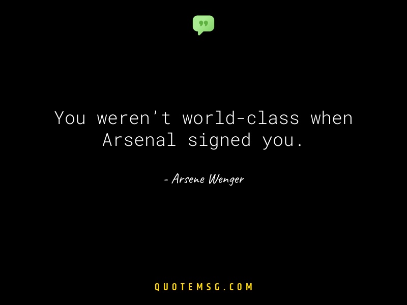 Image of Arsene Wenger