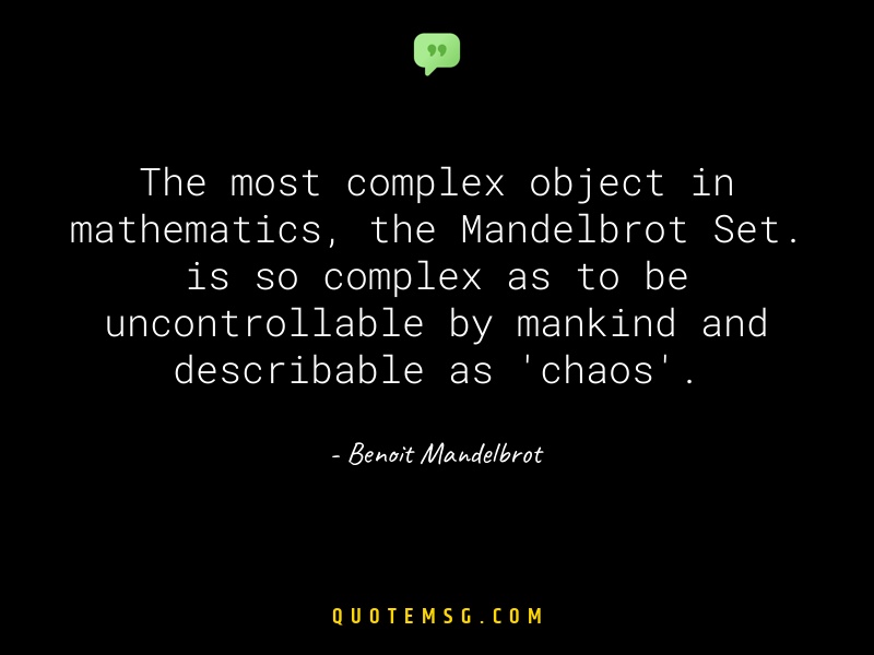 Image of Benoit Mandelbrot