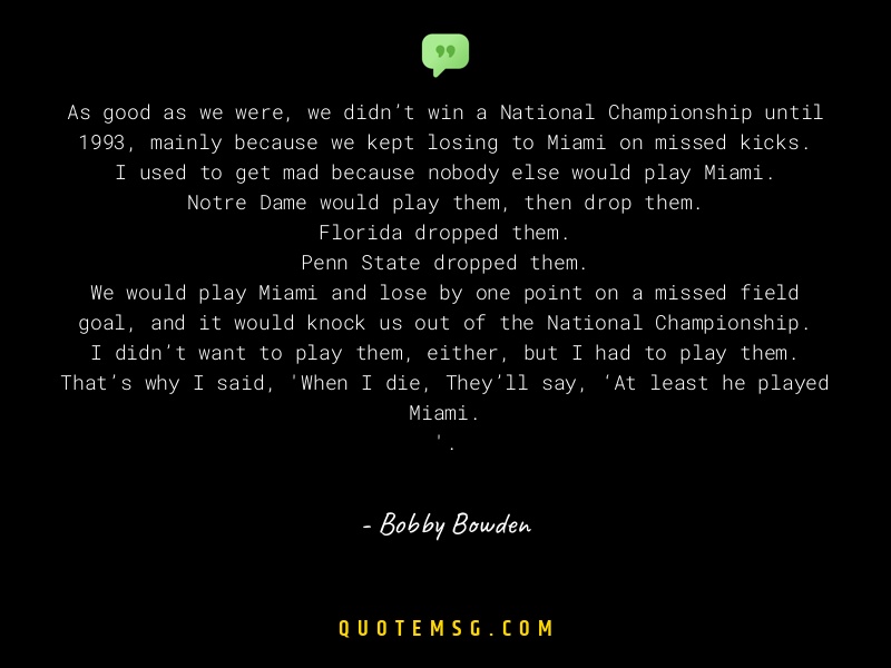 Image of Bobby Bowden