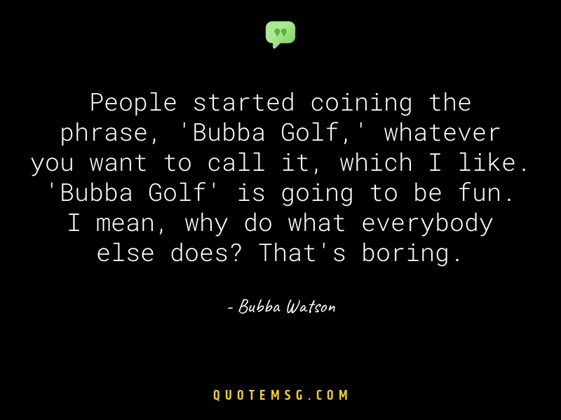 Image of Bubba Watson