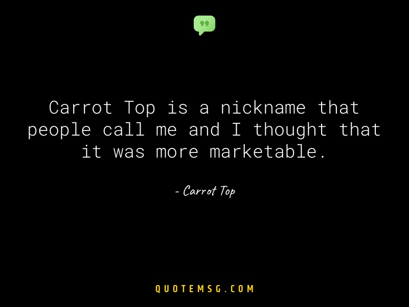 Image of Carrot Top