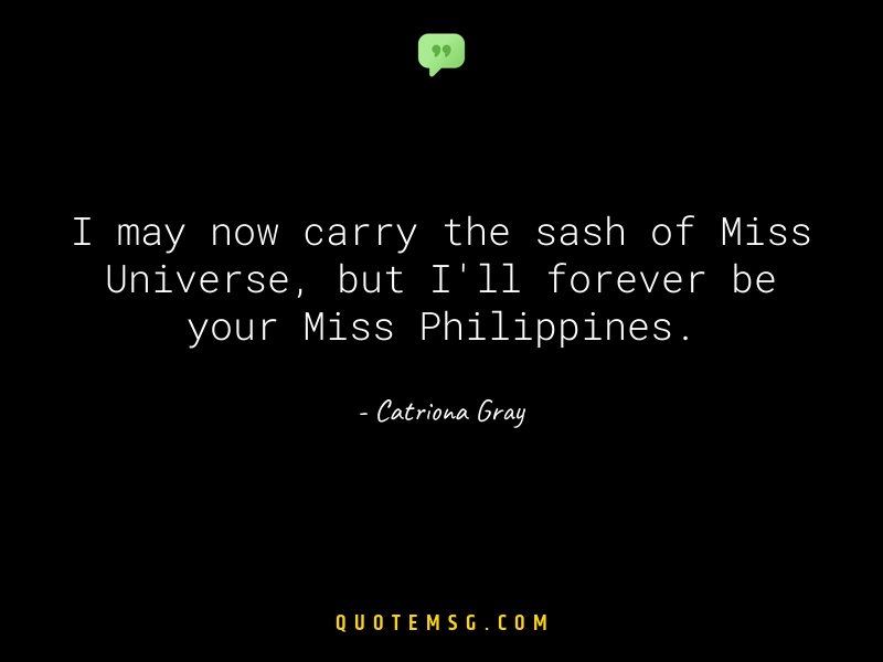 Image of Catriona Gray