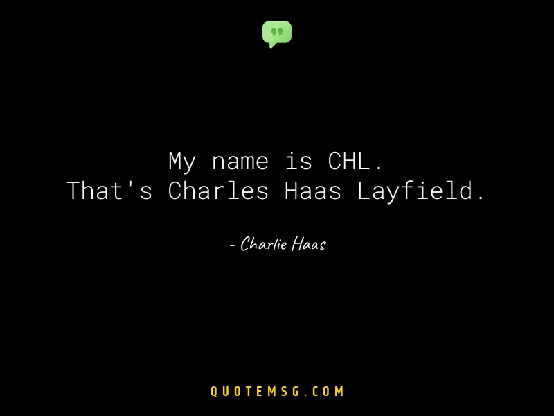 Image of Charlie Haas