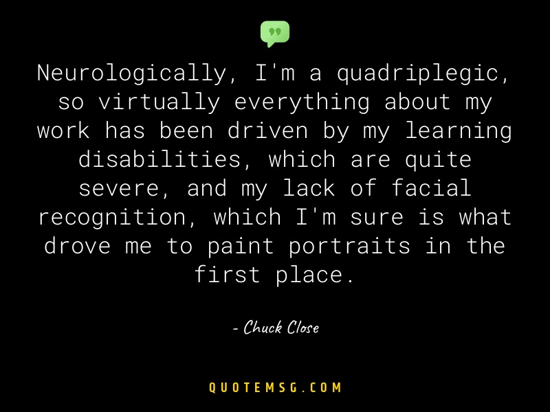 Image of Chuck Close