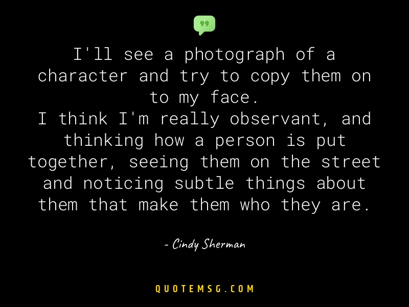 Image of Cindy Sherman