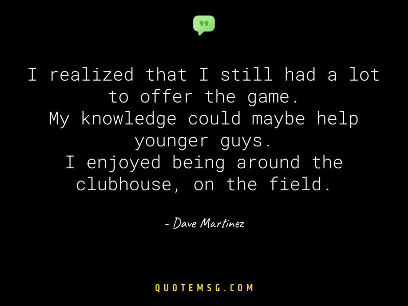 Image of Dave Martinez