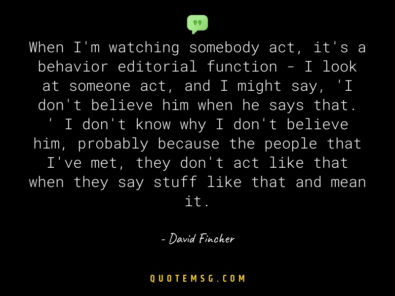 Image of David Fincher