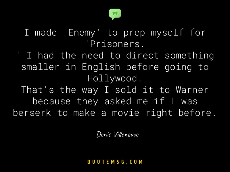 Image of Denis Villeneuve