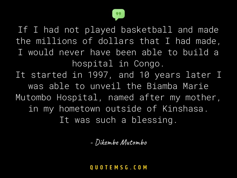 Image of Dikembe Mutombo