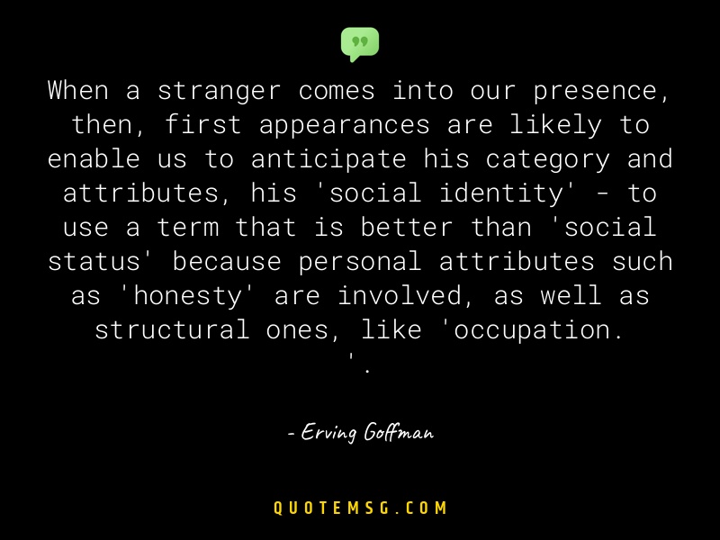 Image of Erving Goffman