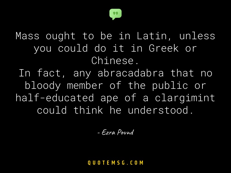 Image of Ezra Pound