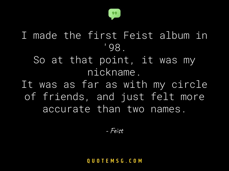 Image of Feist