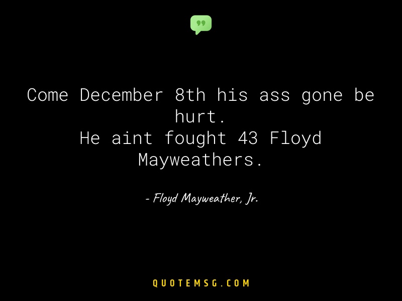 Image of Floyd Mayweather, Jr.