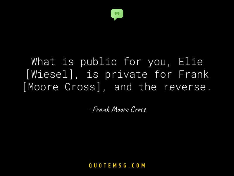 Image of Frank Moore Cross