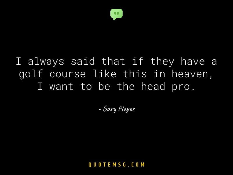 Image of Gary Player