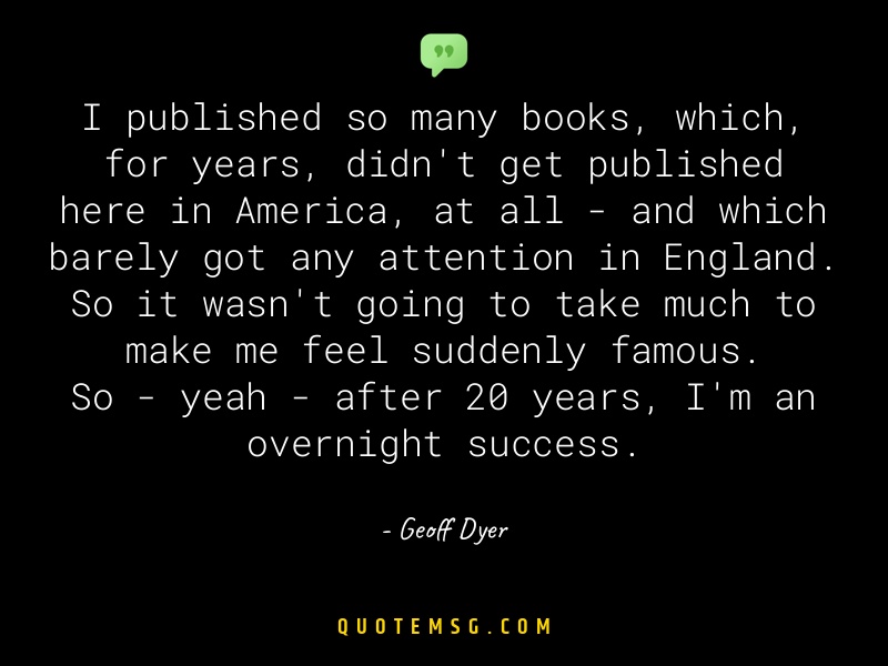 Image of Geoff Dyer