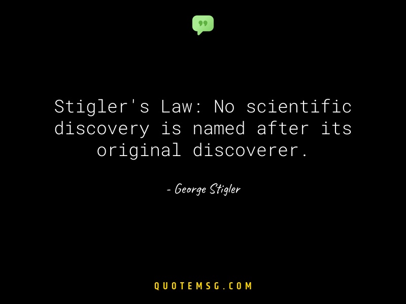 Image of George Stigler