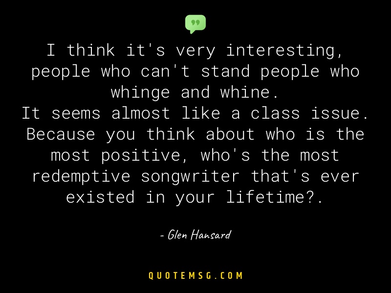 Image of Glen Hansard