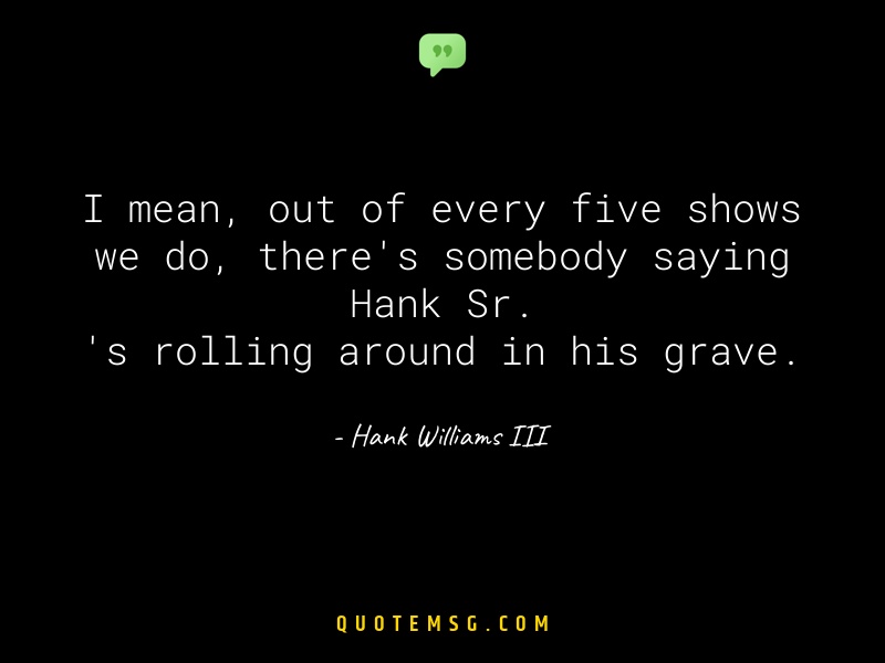 Image of Hank Williams III