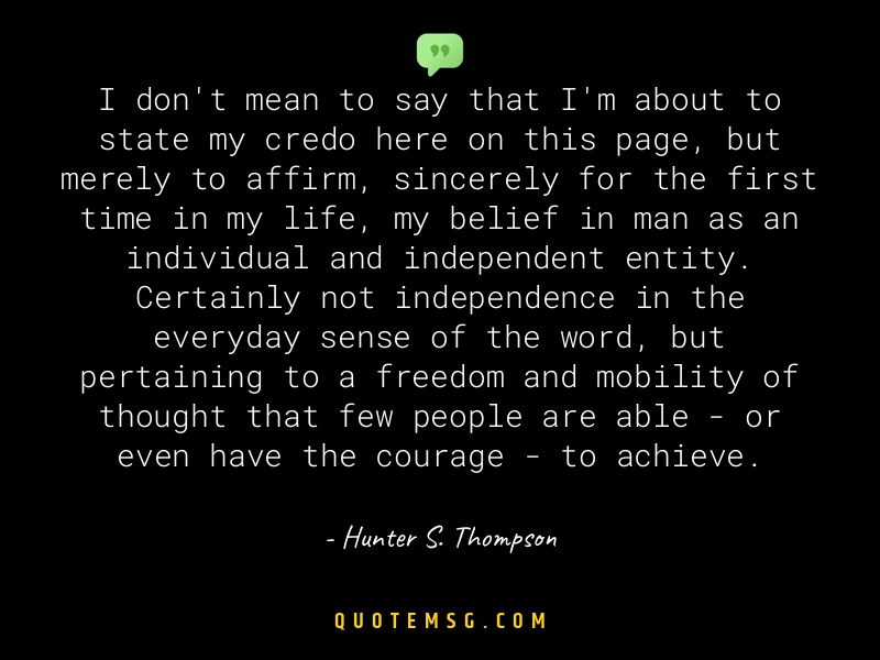 Image of Hunter S. Thompson