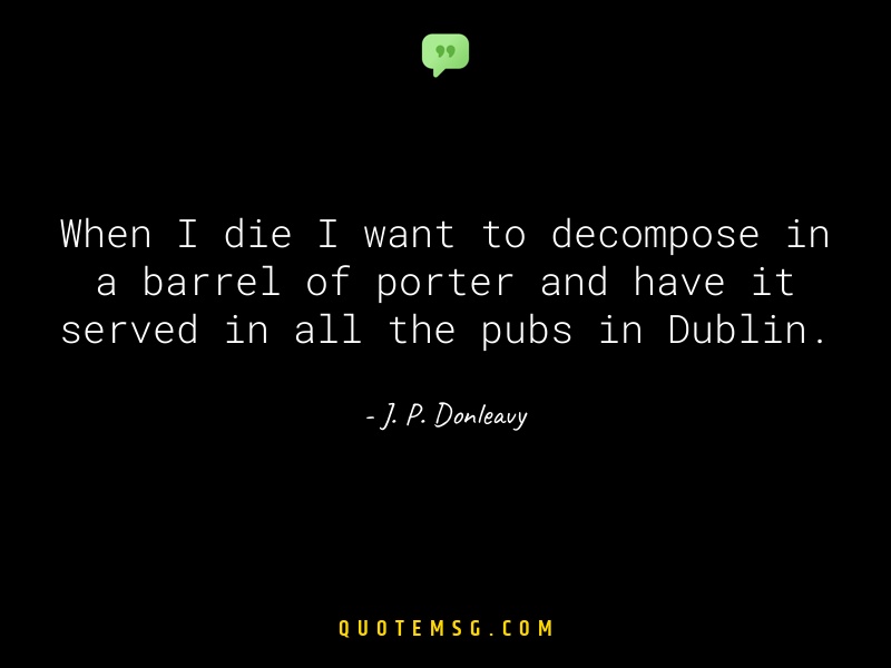 Image of J. P. Donleavy