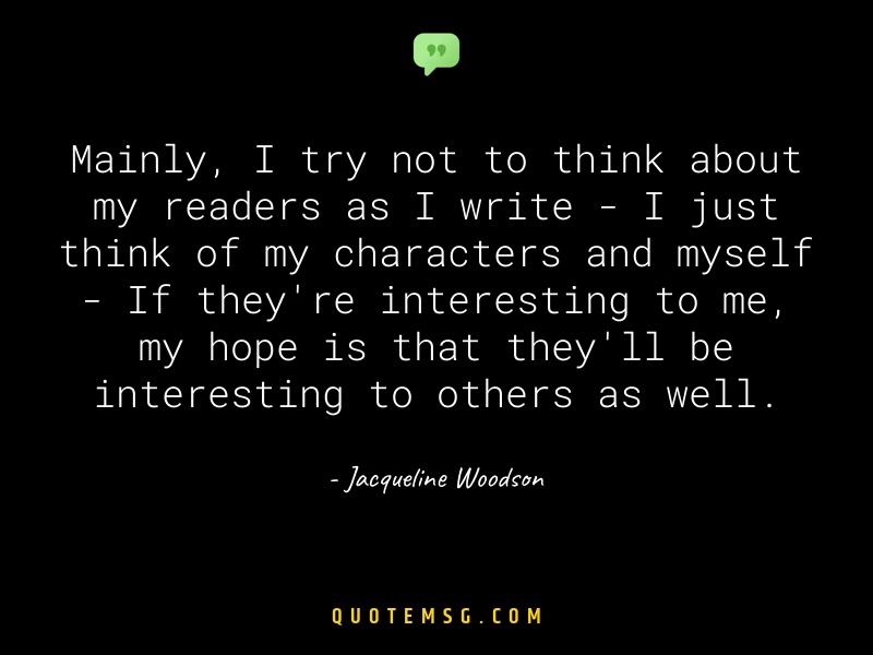 Image of Jacqueline Woodson