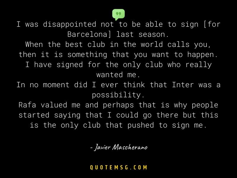 Image of Javier Mascherano