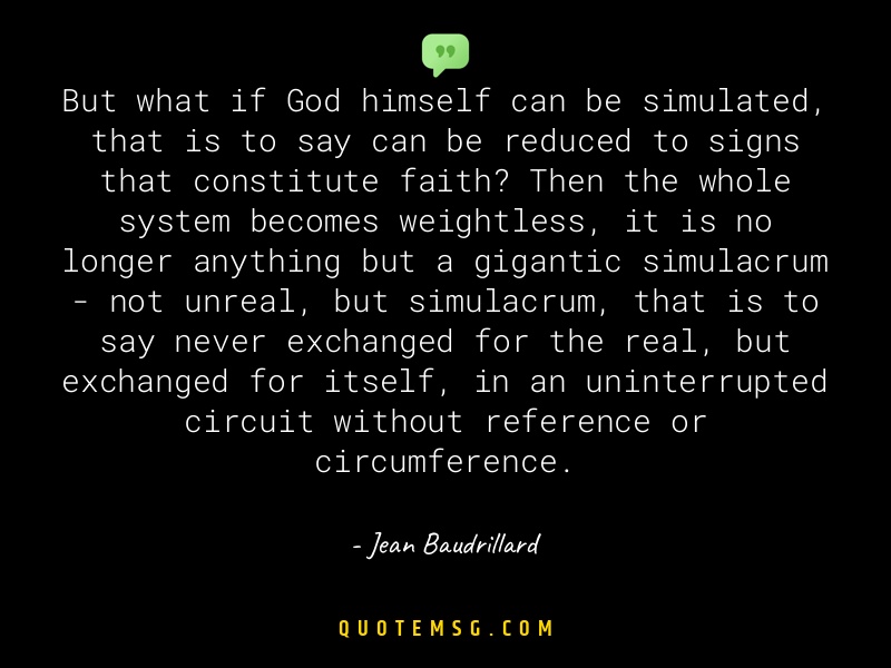 Image of Jean Baudrillard