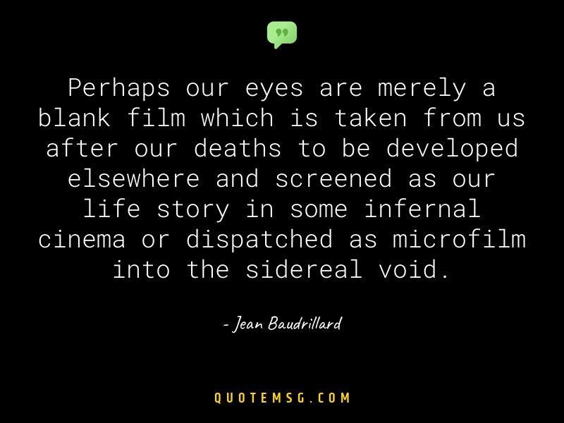 Image of Jean Baudrillard