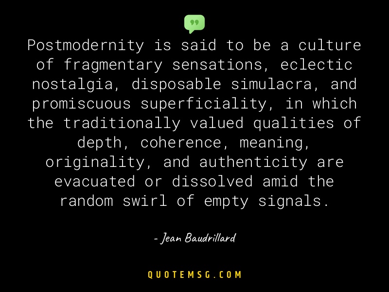 Image of Jean Baudrillard