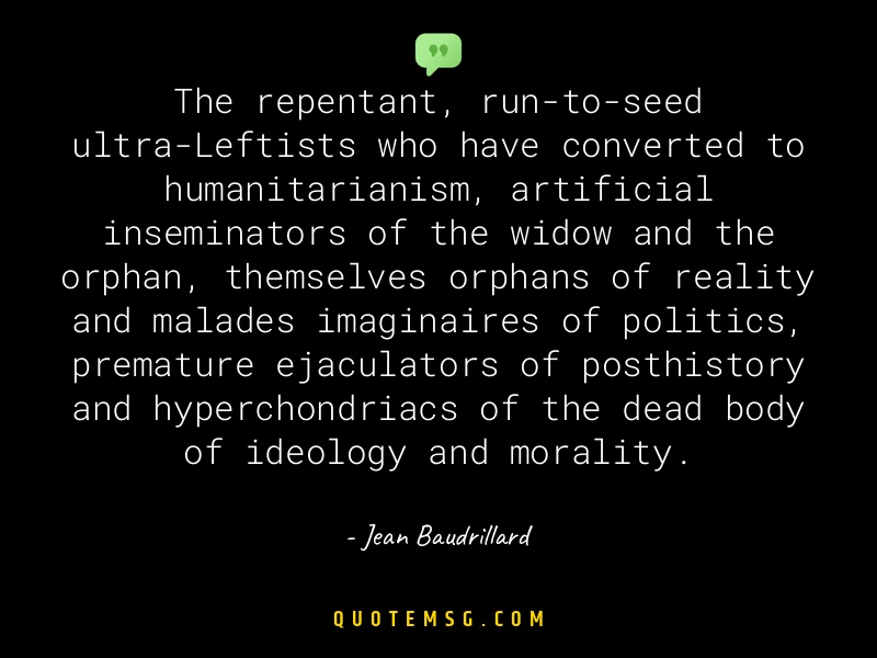 Image of Jean Baudrillard