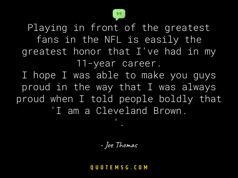 Image of Joe Thomas