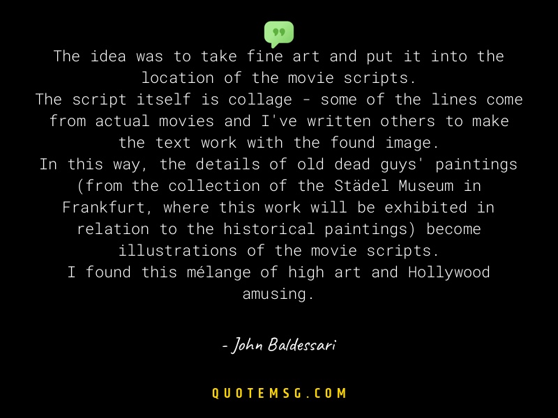 Image of John Baldessari