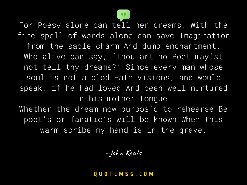 Image of John Keats