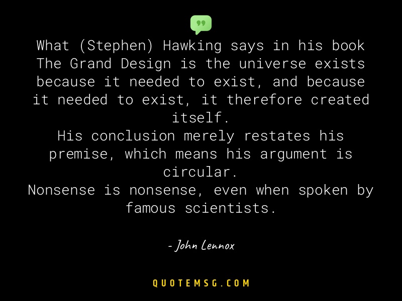 Image of John Lennox