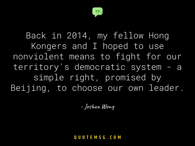 Image of Joshua Wong