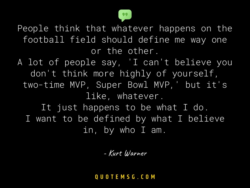 Image of Kurt Warner