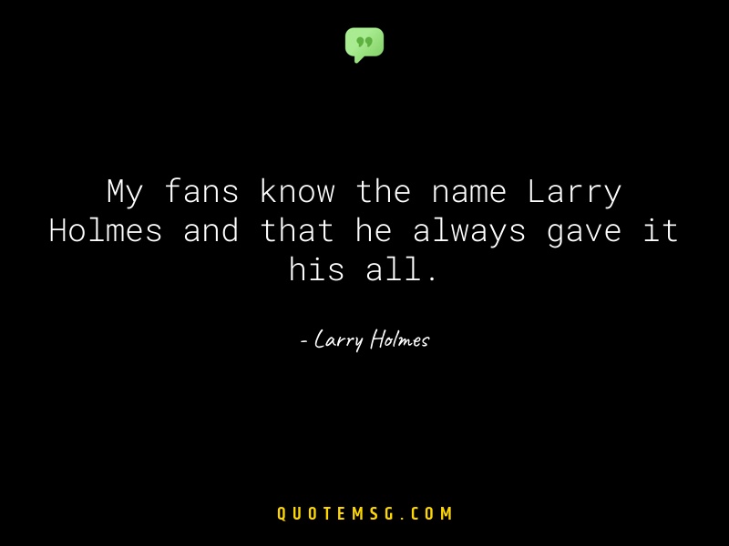 Image of Larry Holmes