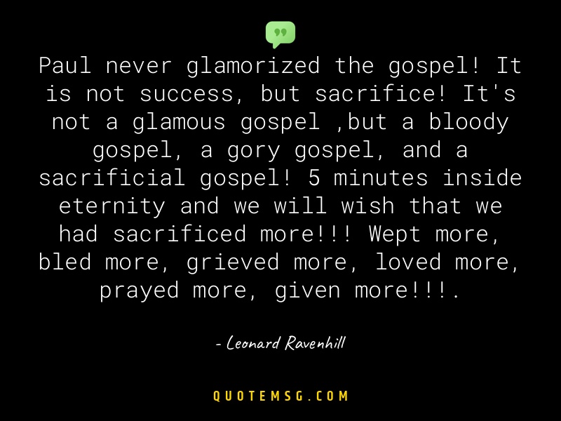 Image of Leonard Ravenhill