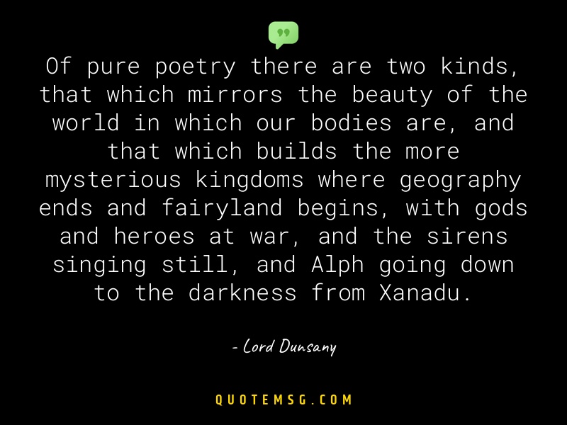 Image of Lord Dunsany