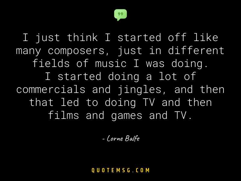 Image of Lorne Balfe