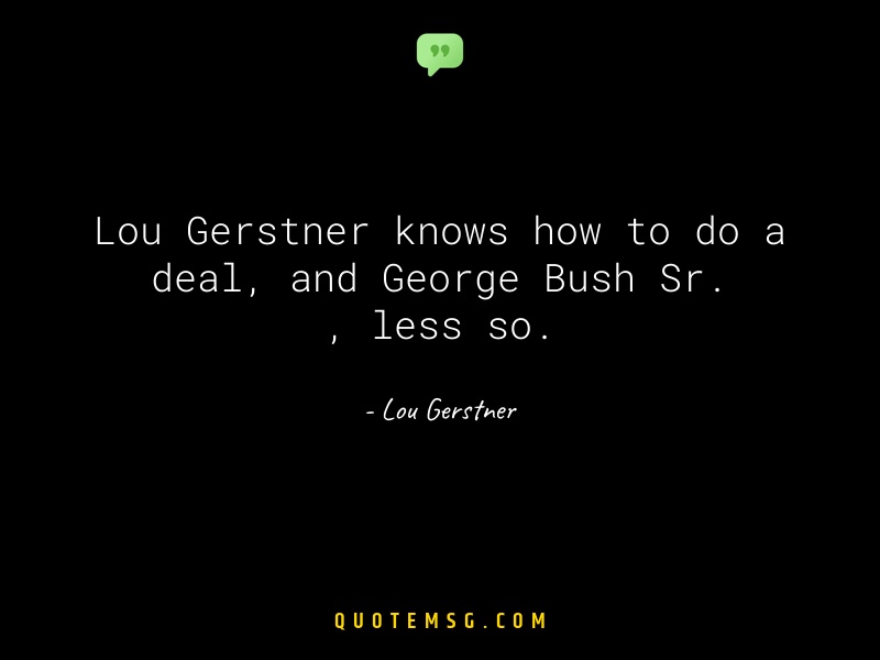 Image of Lou Gerstner