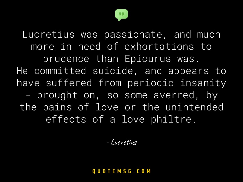 Image of Lucretius