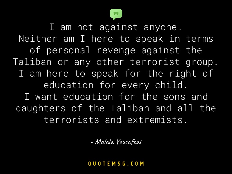 Image of Malala Yousafzai